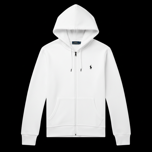 White Hoodie - Black Background
